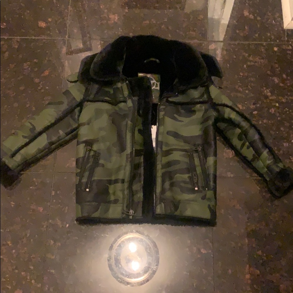 Boys Camouflage Coat